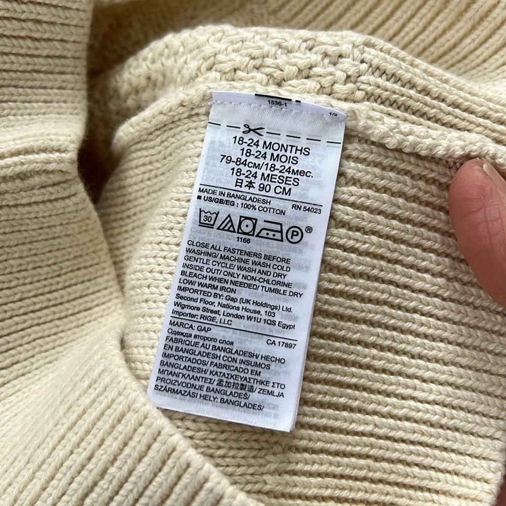 NWT Baby Gap sweater